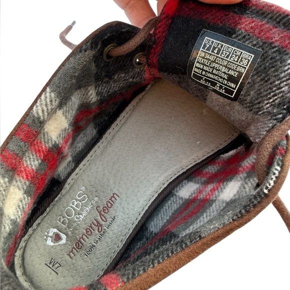 BOBS by Skechers Women’s 7W Memory Foam Flats - Picture 8 of 8